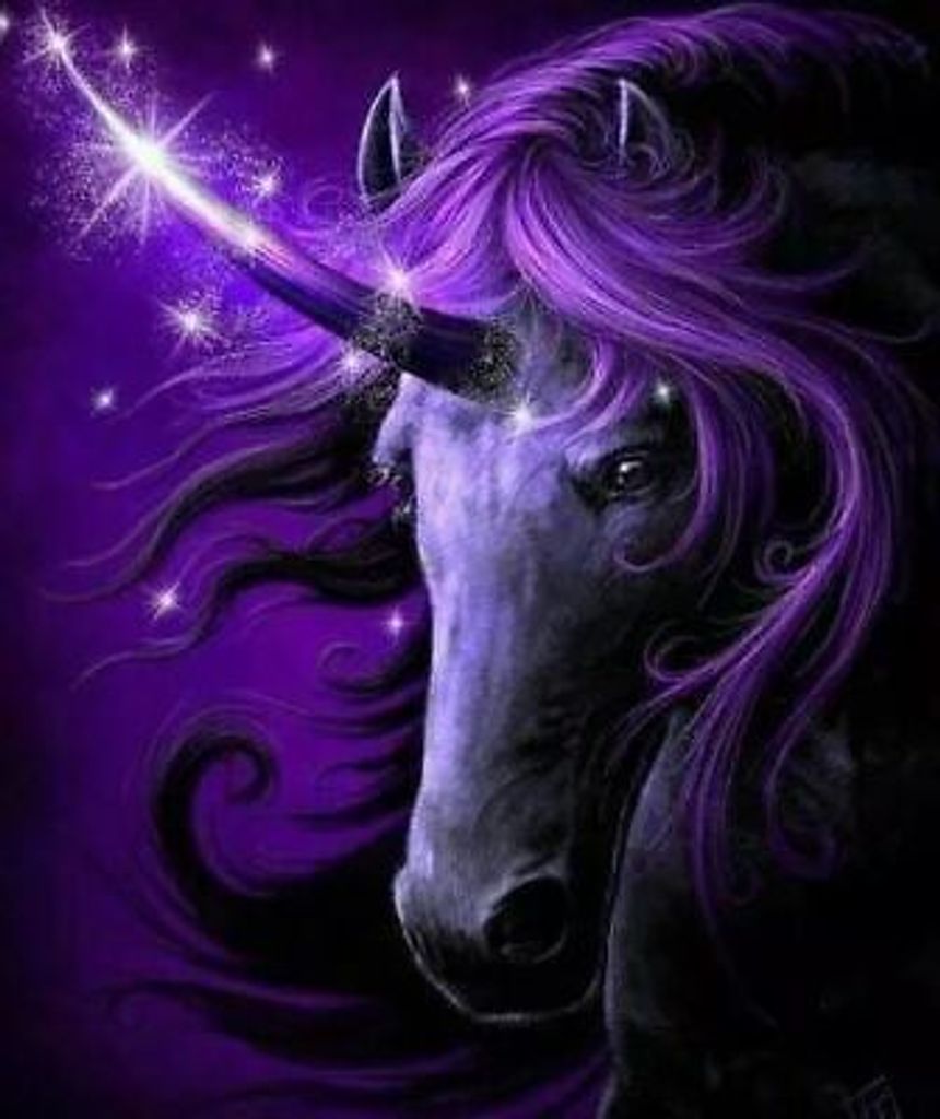 40x30 Diamanten Malerei Zum Selbermachen DIY Diamond Painting Einhorn