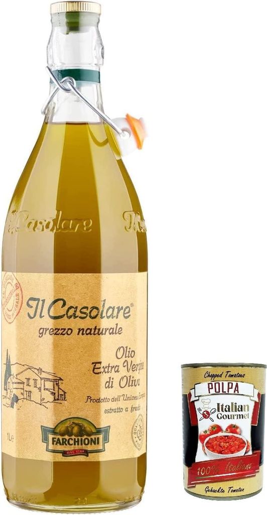 Farchioni Casolare, Il grezzo, Kaltgepresst, Olivenöl Extra Produktbild 
