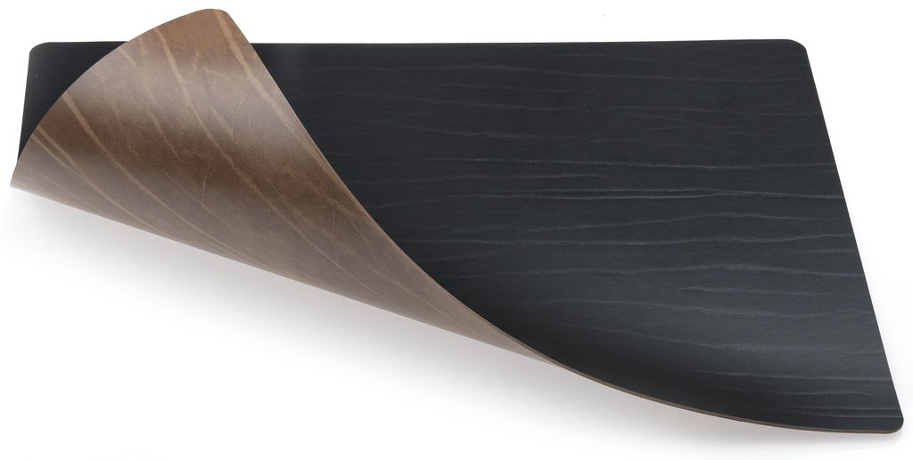 LindDNA Table Mat Buffalo black/nature Square