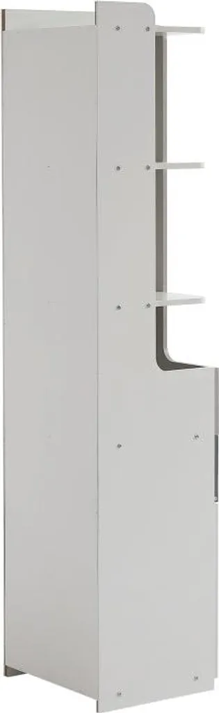 Optimisez le rangement : grande bibliothèque ado avec tiroir blanc et gris