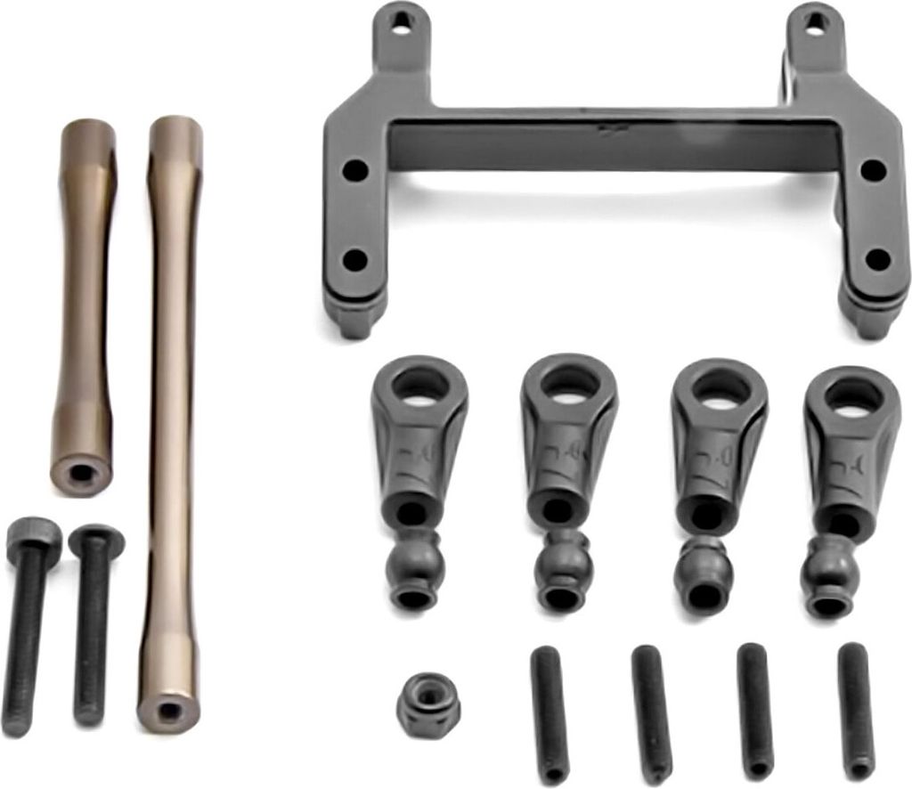 Hobao 4 Link Steering System Conversion Kit, W/ Plastic Servo Moun