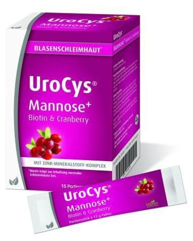 Nahrungsergänzungsmittel Sticks mit Mannose+ 15 Stück Produktbild 