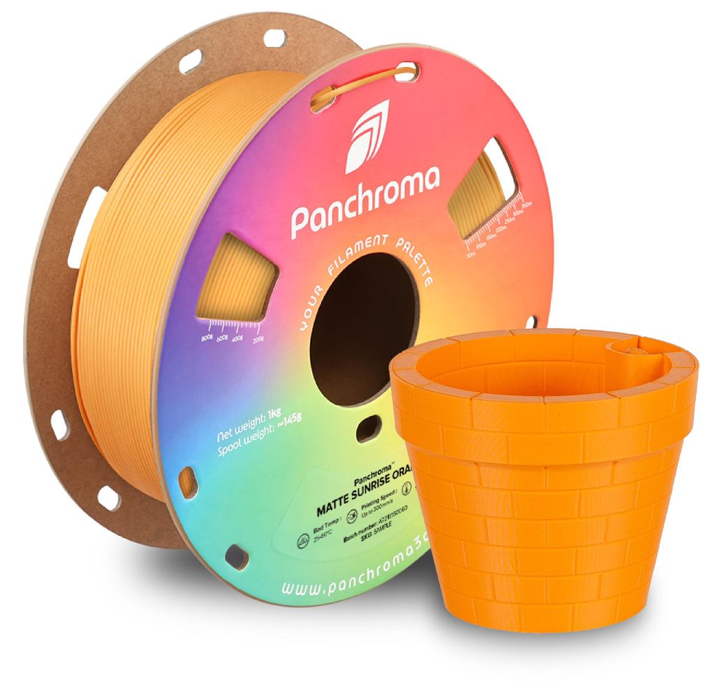 Polymaker Panchroma™ PLA Matte Sunrise Orange 1.75 mm 1KG Produktbild 