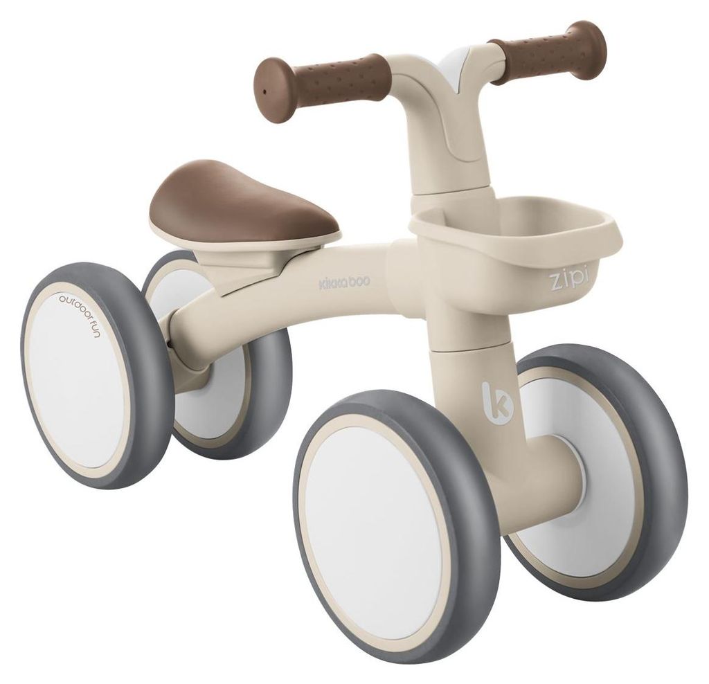 Kikkaboo Zipi, voiturette à pousser, beige. Pour enfants, Image du produit 
