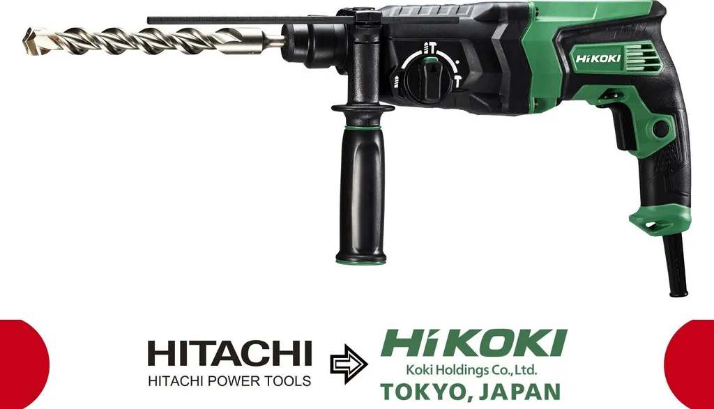 Perforateur burineur HiKOKI DH26PC2WSZ 3 modes pour béton et brique