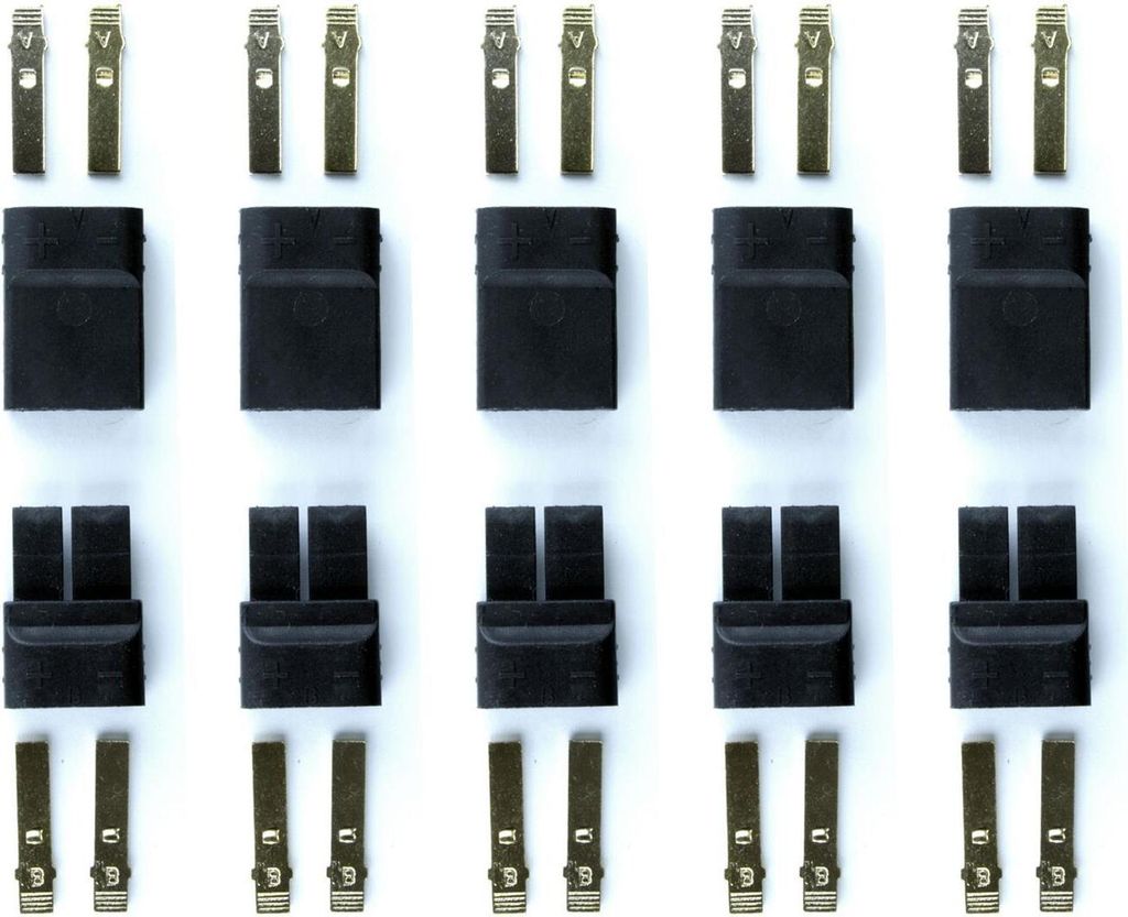 5 Paar Traxxas TRX kompatibel Stecker/Buchse Plugs