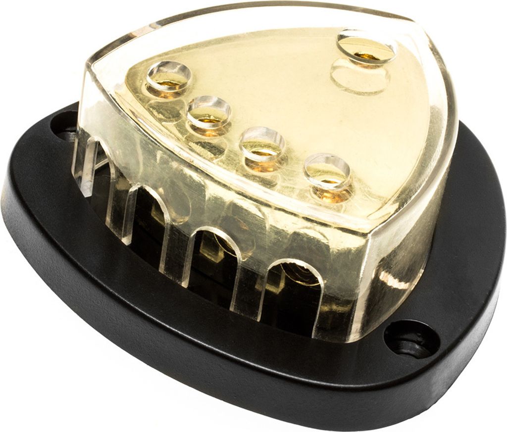 12V Strom Kabel Verteiler Block Auto KFZ Verstärker 1x 16mm² 4x 10mm² 1 zu 4