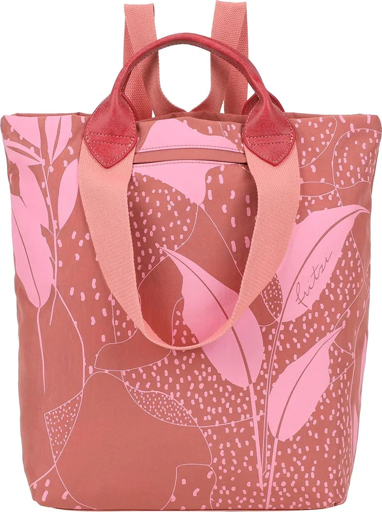 Sac convertible JU Limited Leaves Lighty Red Wine avec motif de feuilles