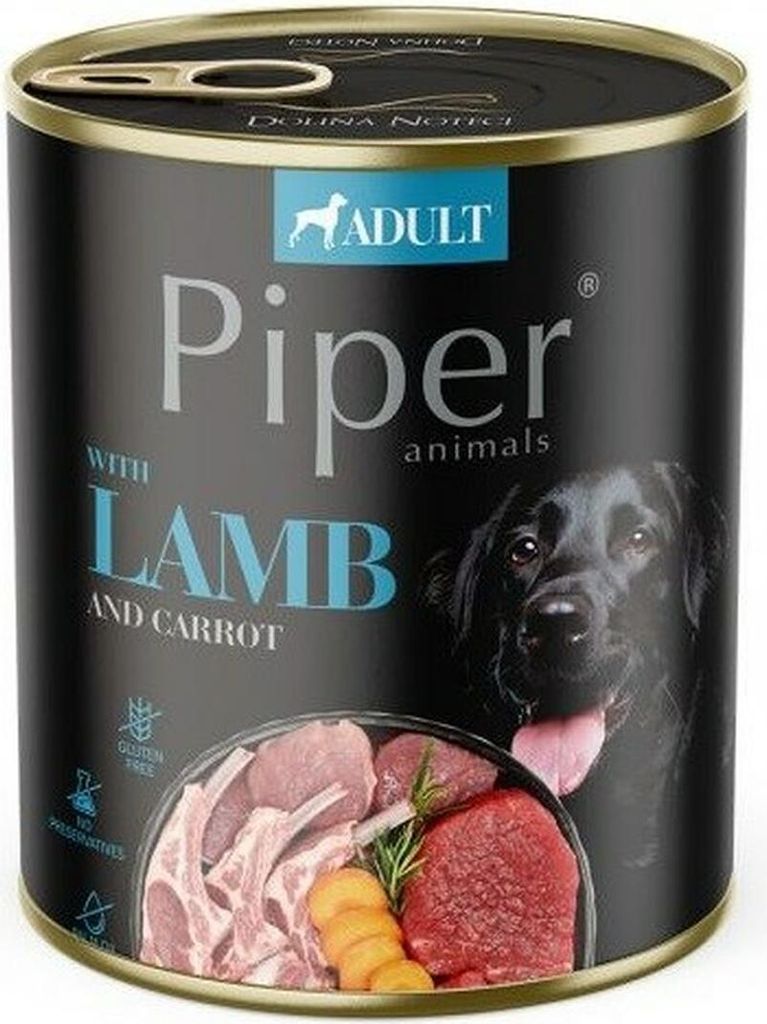 Karma mokra Dolina Noteci Piper Jagnięcina z marchewką Zdjęcie produktu 