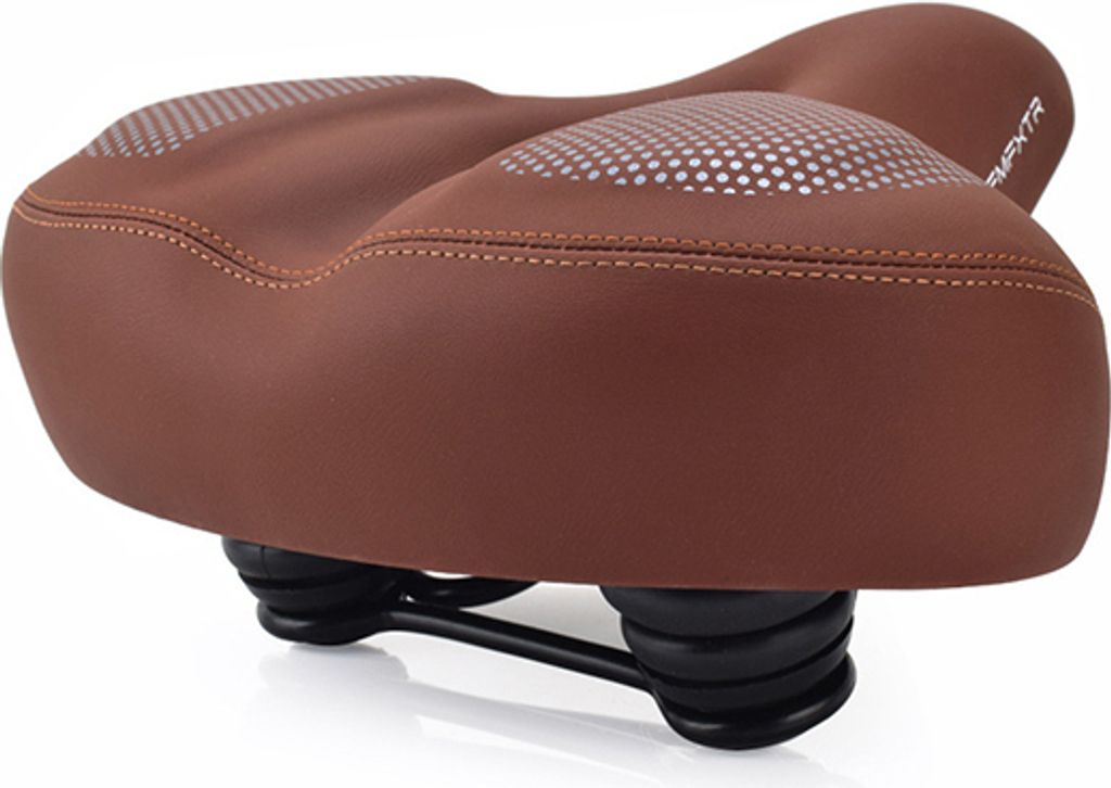 INF Fahrradsattel aus weichem Schaumstoff Braun