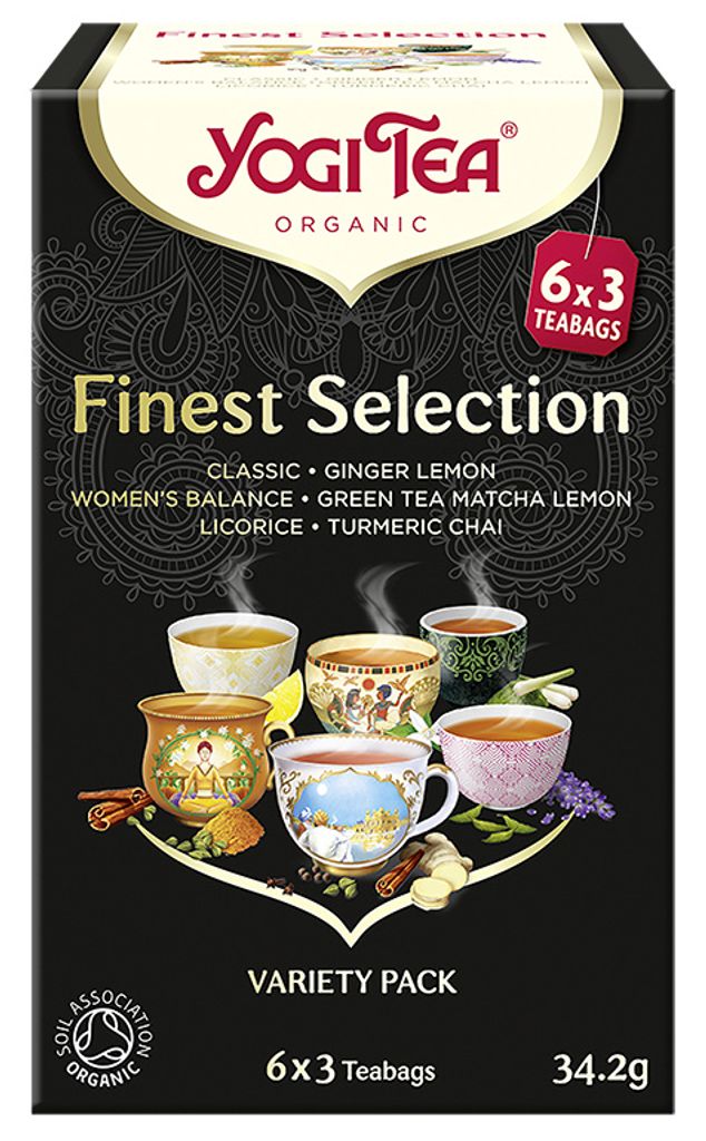 Yogi Tea® Finest Selection Čaj Nejlepší výběr (18ks), 50470 Obrázek produktu 