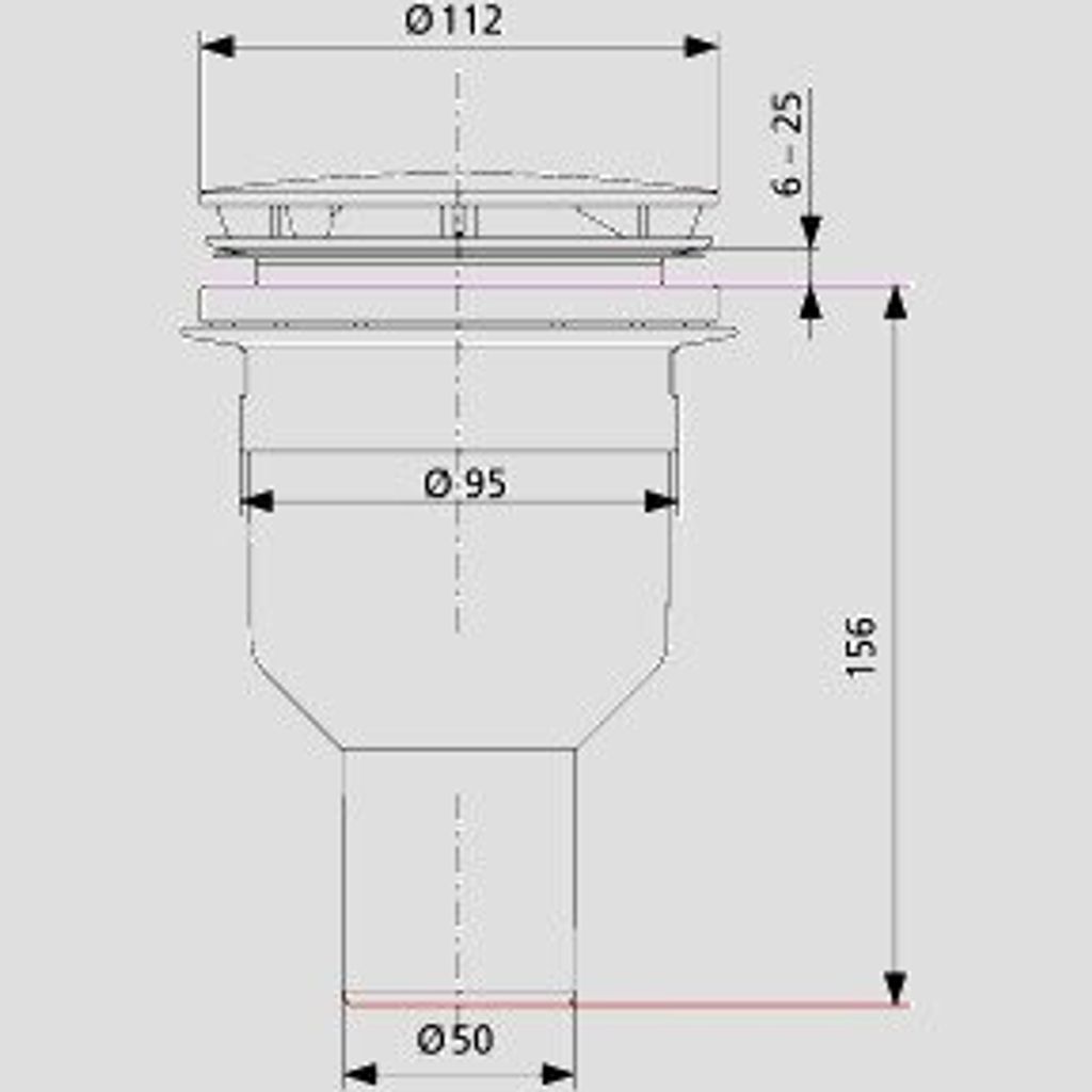 SANIT 34.046.00..0000 Duschablauf 823/90S Abgang Produktbild 