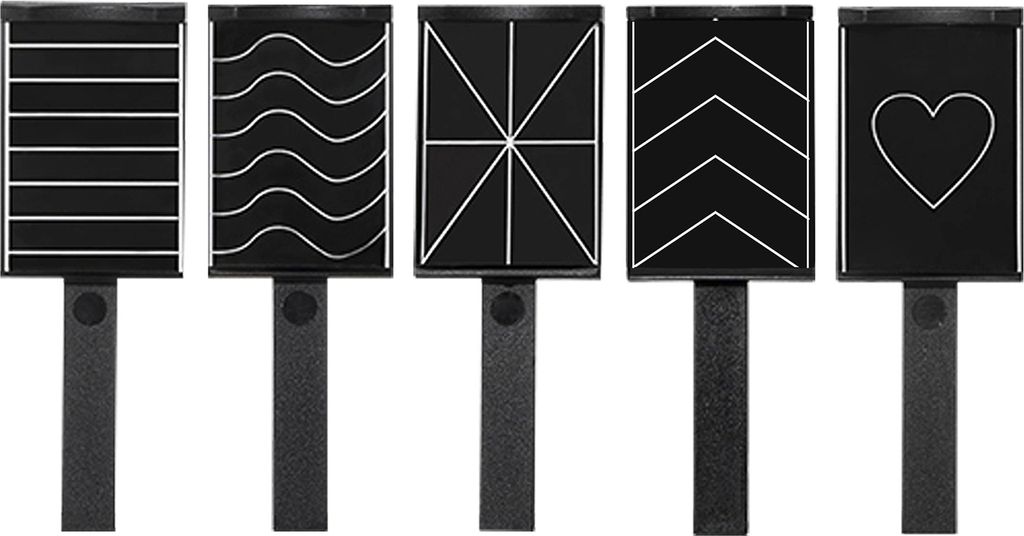5 Stück Nail Art Magnet Cat-Eye Nageldesign Magnetischer Nagelstab Muster Maniküre Magnet Stick Nail Art Zubehör