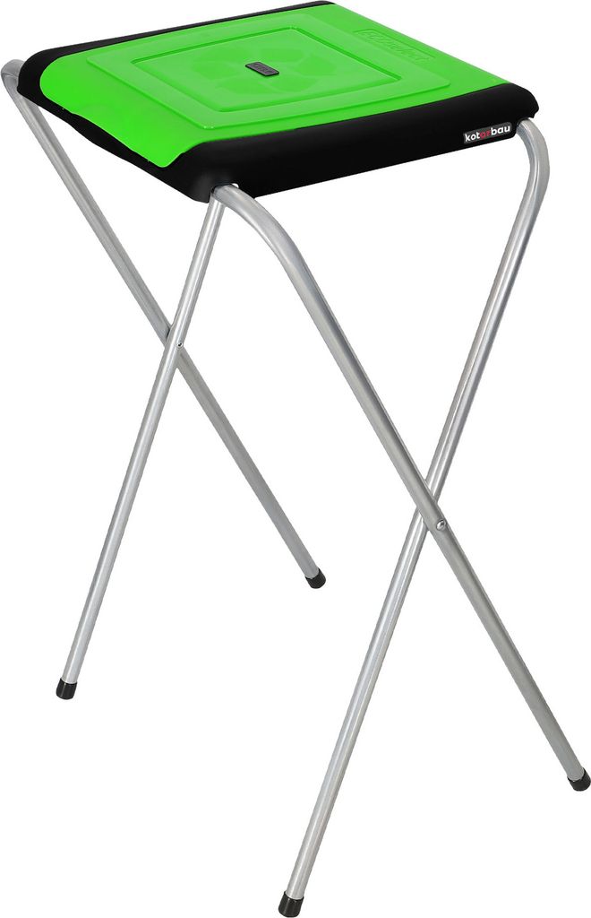 KOTARBAU Müllsackständer 1 Fach Müllbehälter 33 x 77 x 85 cm Grüner Sack Ständer Metall Plastikmüllständer Müllständer Müllsackhalter ...