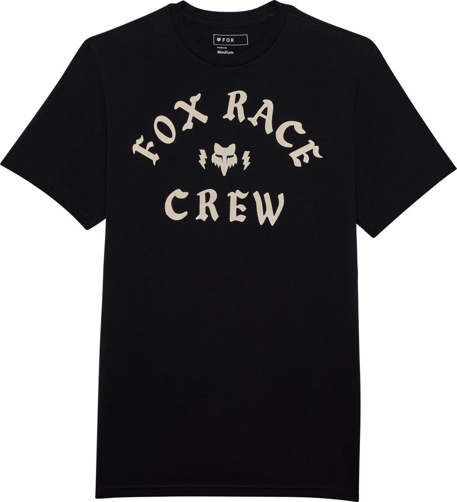 Fox Premium T-Shirt Race Crew Schwarz L