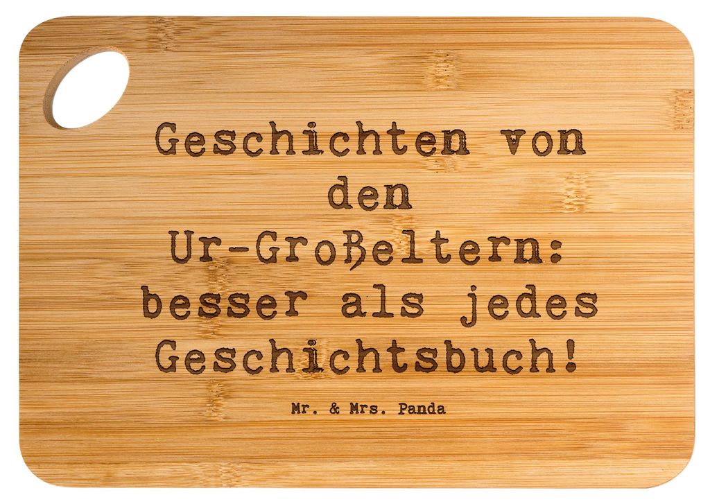 Mr. & Mrs. Panda Holzbrett Spruch Ur-Großeltern Geschichten - Transparent - Geschenk, Herzensgeschenke, Geschenke, Weisheiten, Hackbrett, Ahnen, L...
