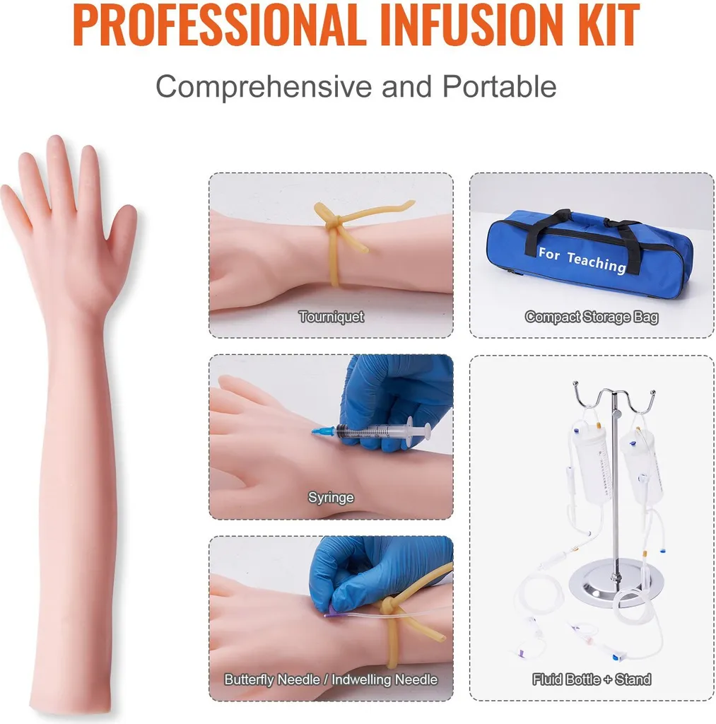Kit de compétences IV pour étudiants et infirmières en formation médicale - 5