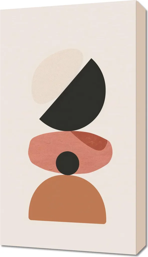 Analisi Cromatica Quadro 40x70 - Composizione Equilibrata Moderna - 1