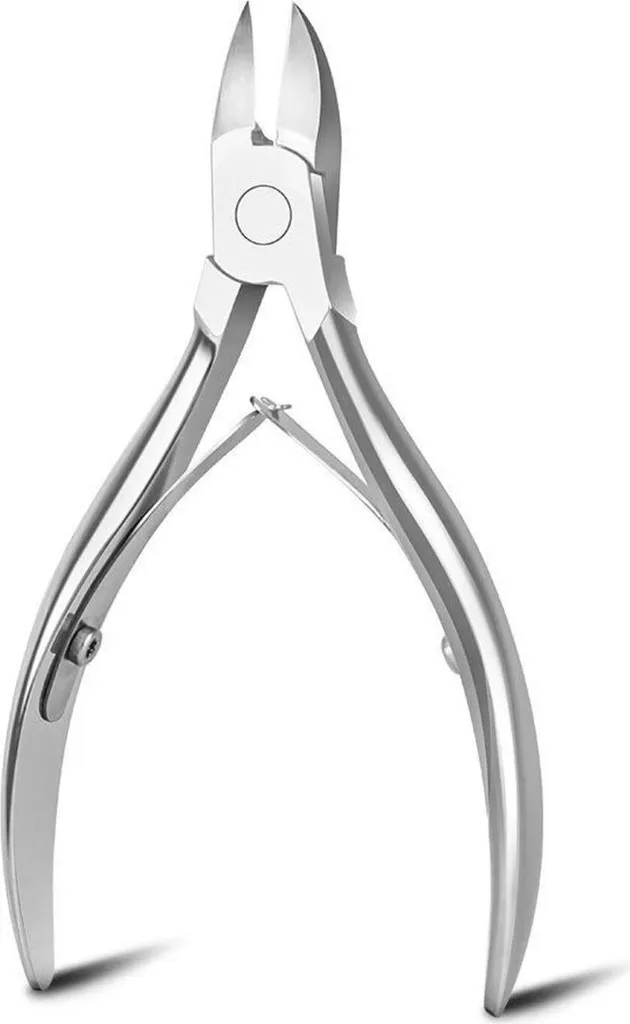 Tronchesi in acciaio inox per unghie dei piedi profonde con sacchetto di conservazione