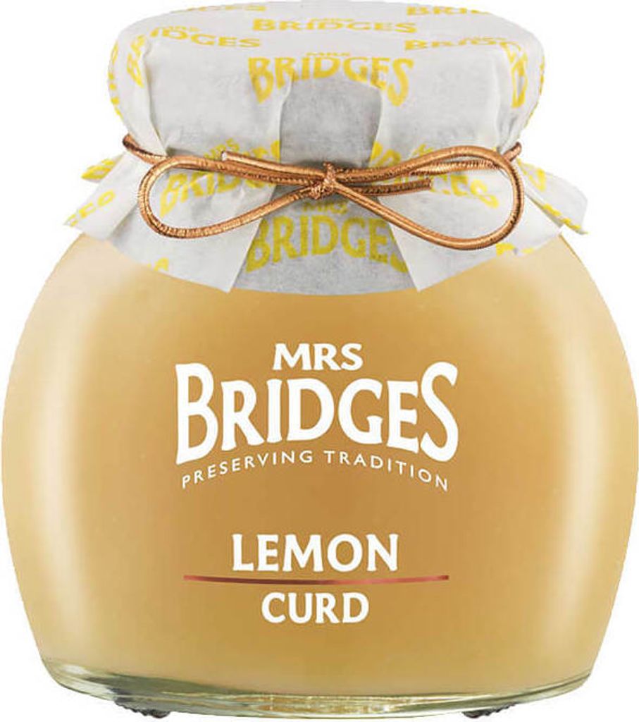 Mrs. Bridges Lemon Curd Traditioneller englischer Produktbild 