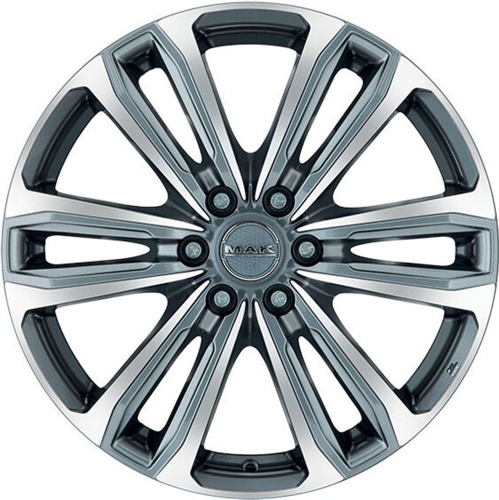 Alufelge Mak Safari 6 8X18 6X139,7 Et 30 Gun Met-Mirror Face