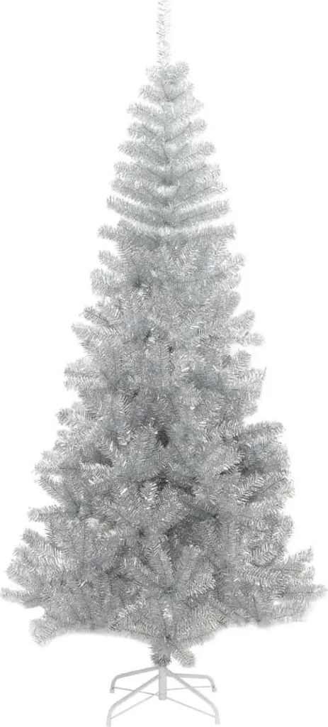 Sapin artificiel argenté 240 cm idéal pour grands salons et décors festifs
