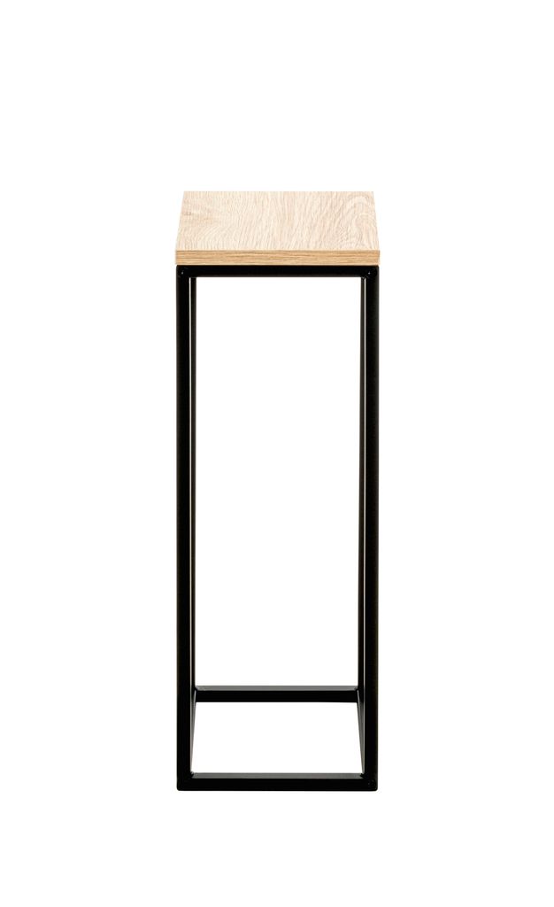 thumbnail: HAKU Möbel Bijzettafel Betonlook Met Chroom - Ronde Moderne Salontafel H 54 Cm X Ø 45 Cm