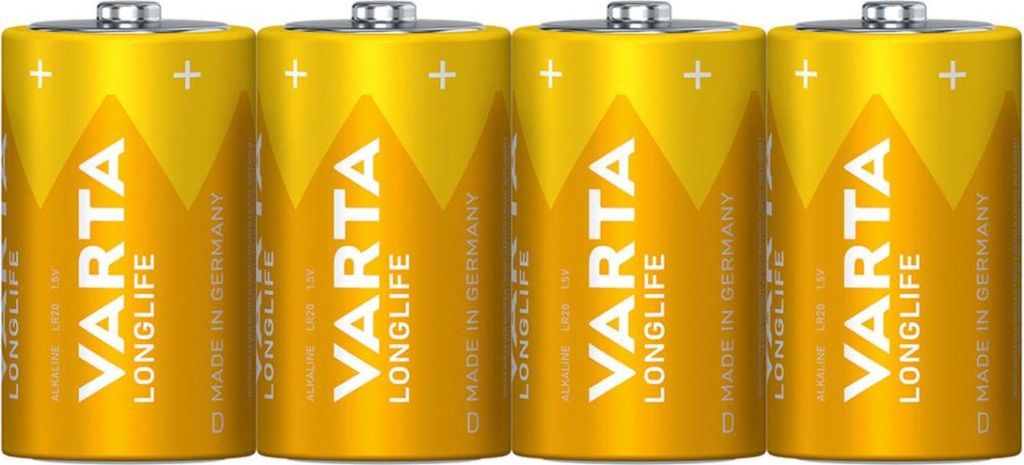 Varta 04120101304 Batterie LONGLIFE - Mono/LR20/D, 1.5 V, Immagine del prodotto 