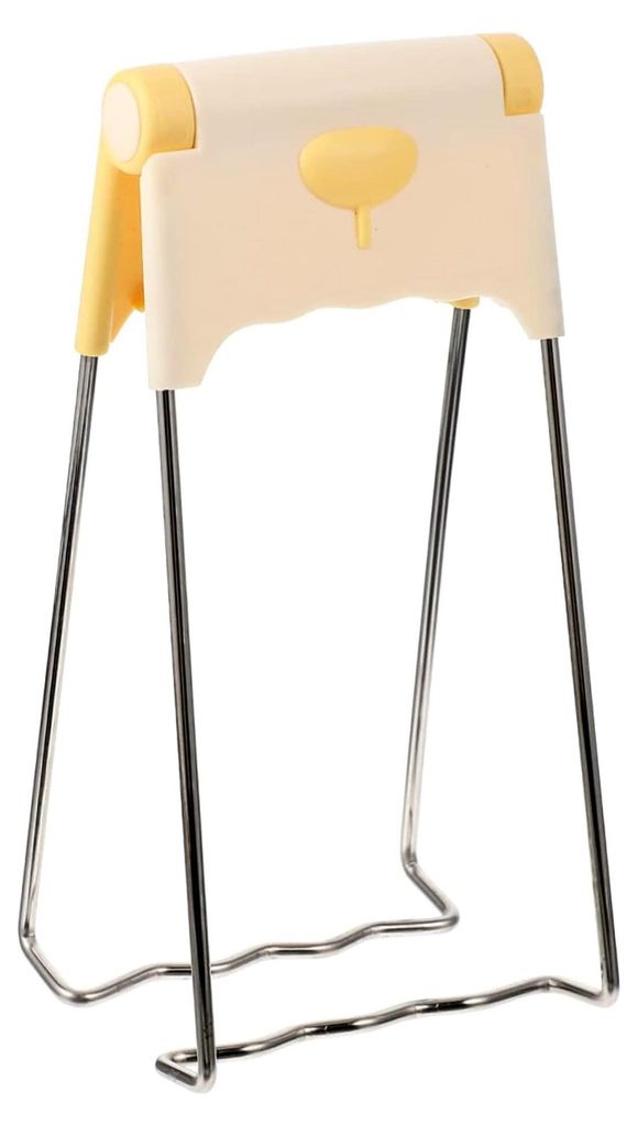 Rutschfester Tellerheber aus strapazierfähigem Material mit Hitzeschutzgriff für heiße Schüsseln und Töpfe