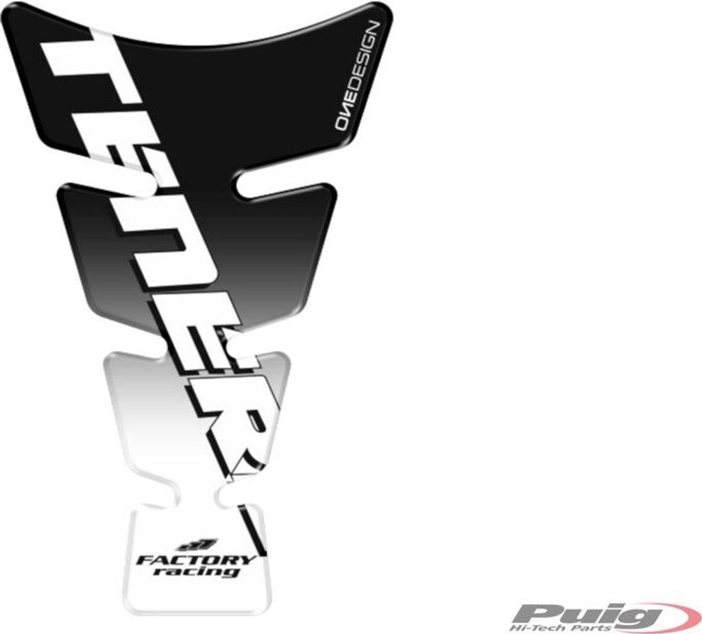 PUIG 20481N Spirit Tankprotektor passend fuer YAMAHA TENERE 700 RALLY EDITION Schwarz