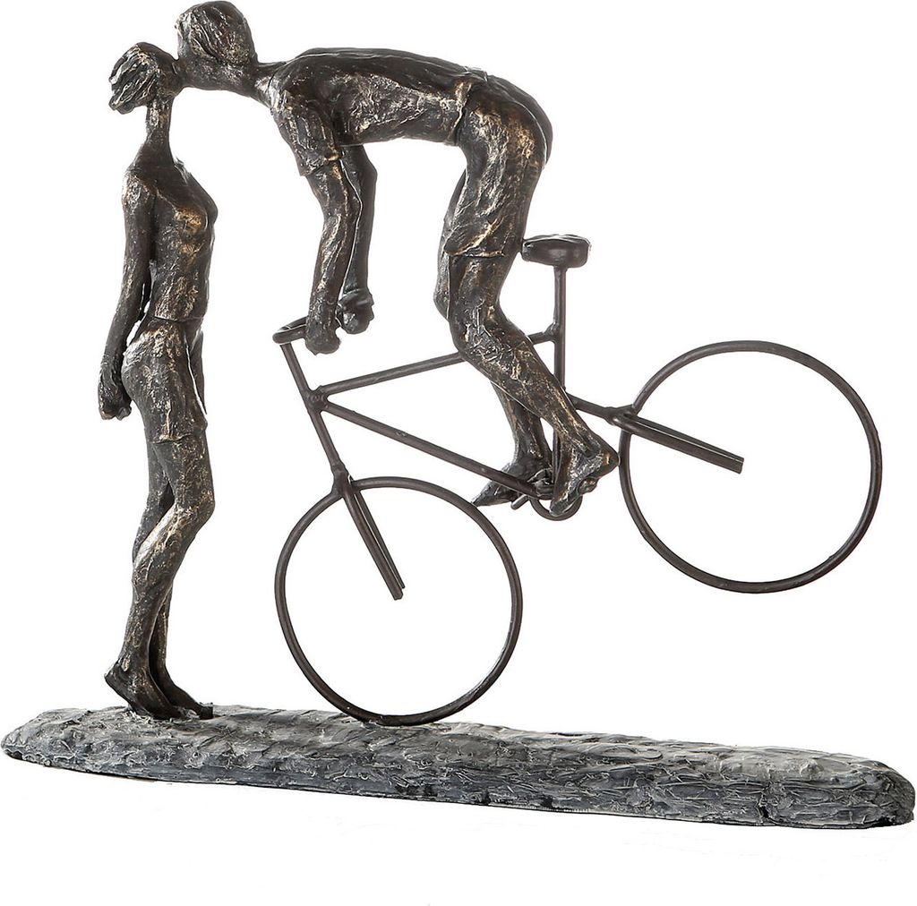 Casablanca by Gilde Dekofigur Skulptur Kiss me bronzefarben Produktbild 