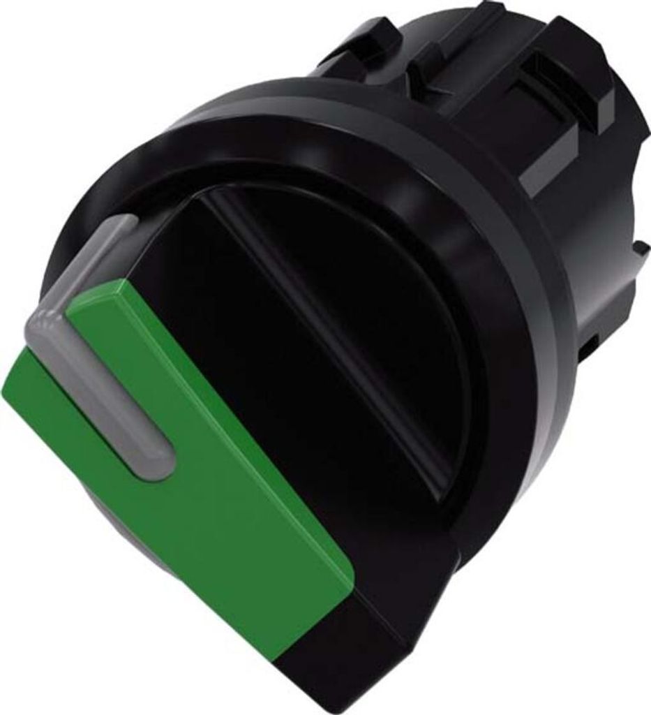 Siemens Indus.Sector Knebelschalter 22mm, rund, grün 3SU1002-2BF40-0AA0