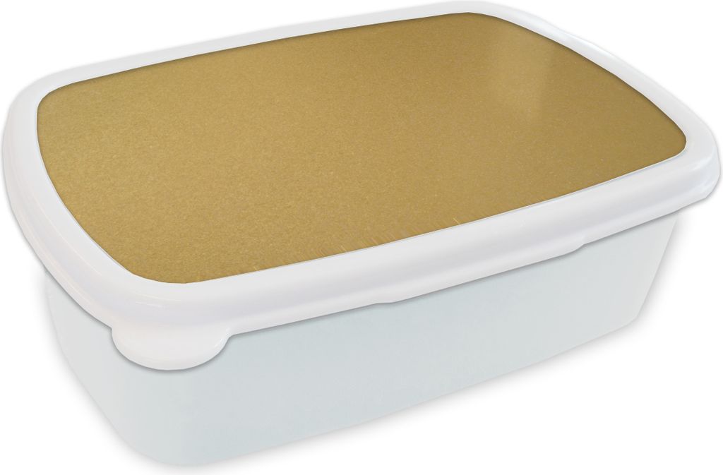 KitchenYeah Lunchbox Brotzeit Brotdose 17x11 cm Gold - Metallisch - Luxus - Design Kinder Brotzeitdose - Lunch Box - Kinder - Sandwich-Box - Schu...