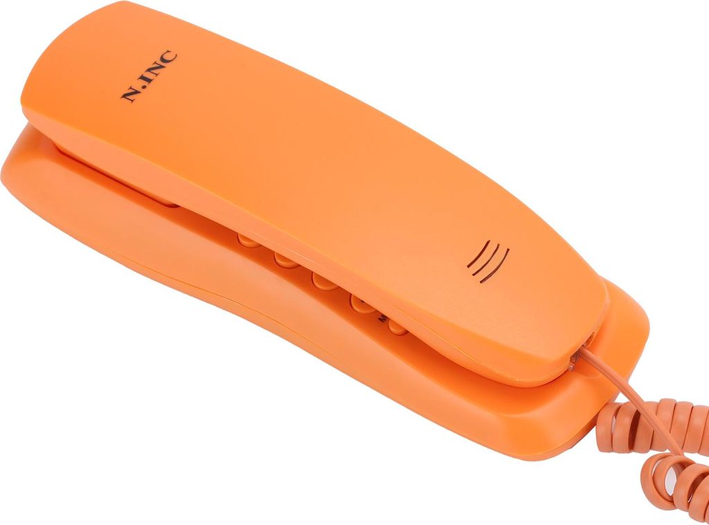 kxT628 Home Office tragbares, schlankes Telefon, einleitiges schnurgebundenes Tischtelefon, orange