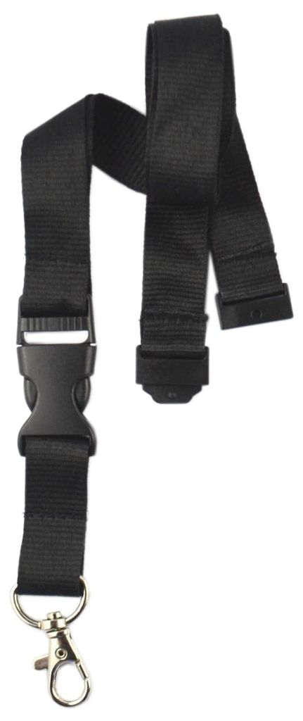Schmalz Reklamationsservice 10 x unbedruckte Lanyards, neutrales Lanyard ohne Aufdruck, 20 mm breit, Druckknopfverschluss mit Sicherheitsverschluss...