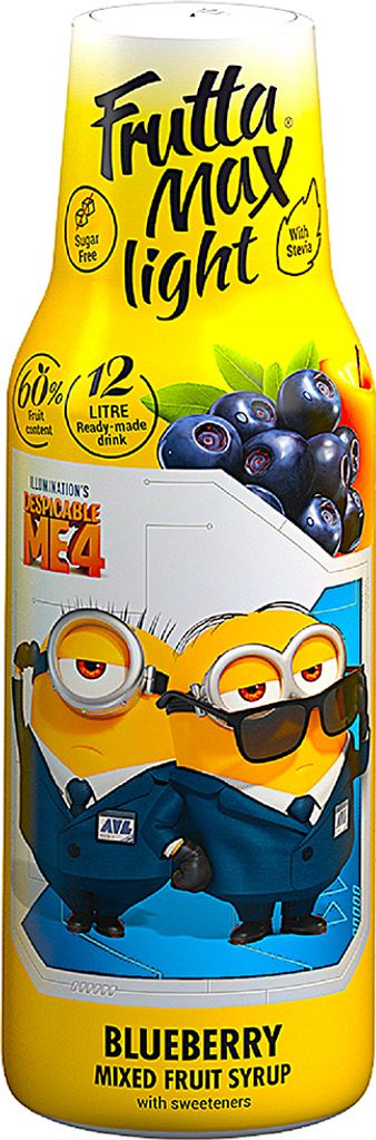 FruttaMax Blueberry Light Sirup 500ml bez cukru na 12 litrů Obrázek produktu 