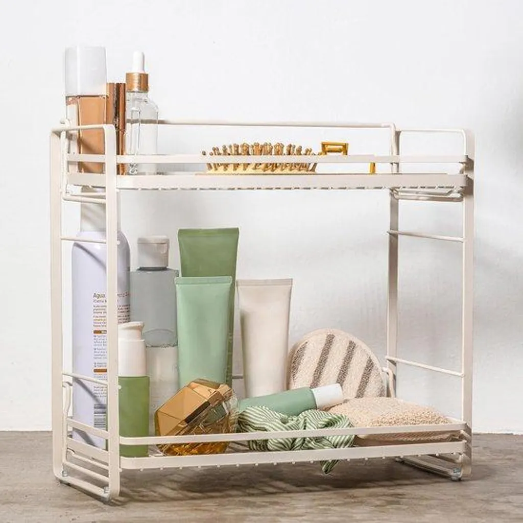 Optimiser le rangement salle de bain avec cette étagère métal murale