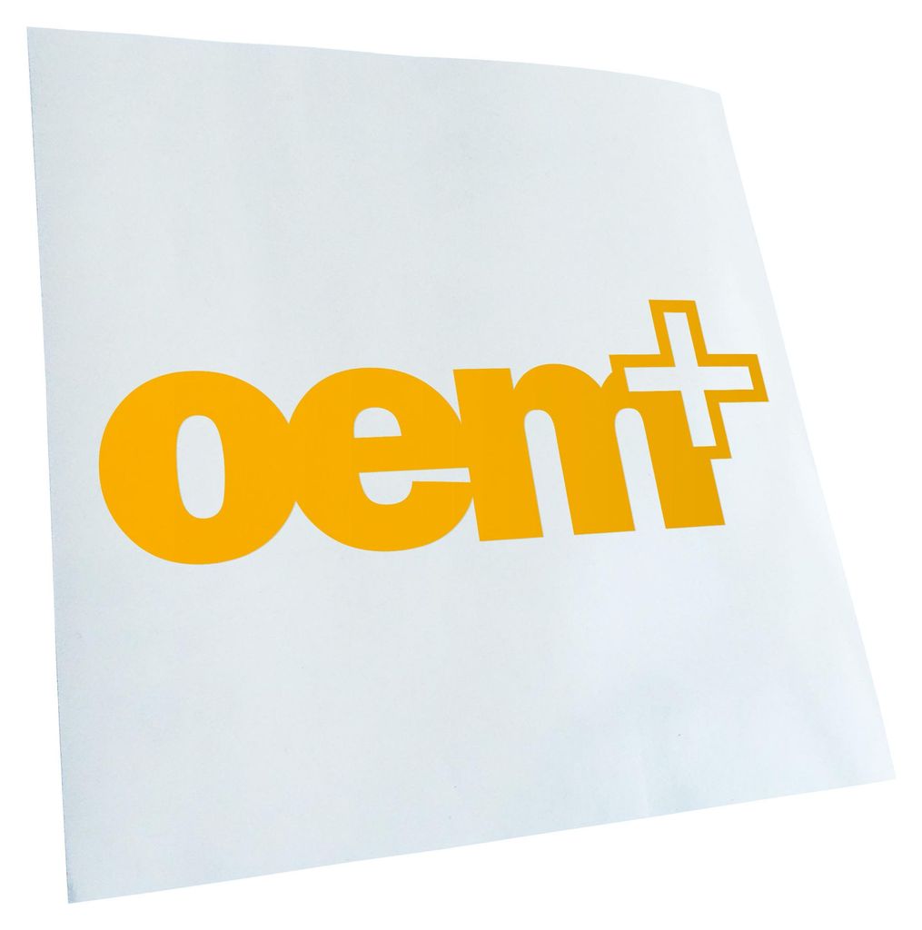 Kiwistar - Autoaufkleber - OEM+ Style Heckscheibenaufkleber - Aufkleber für Auto Kfz Fahrrad, LKW, Truck Mofa