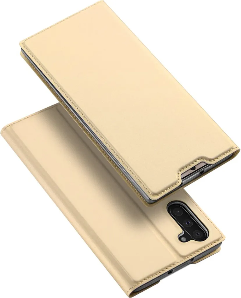 Custodia Dux Ducis Samsung Note 10 Plus Oro - Protezione Libro Elegante