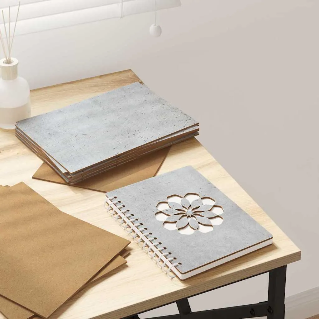 Pannelli Legno Decorativi 50 pezzi Grigio Cemento - Fai da Te