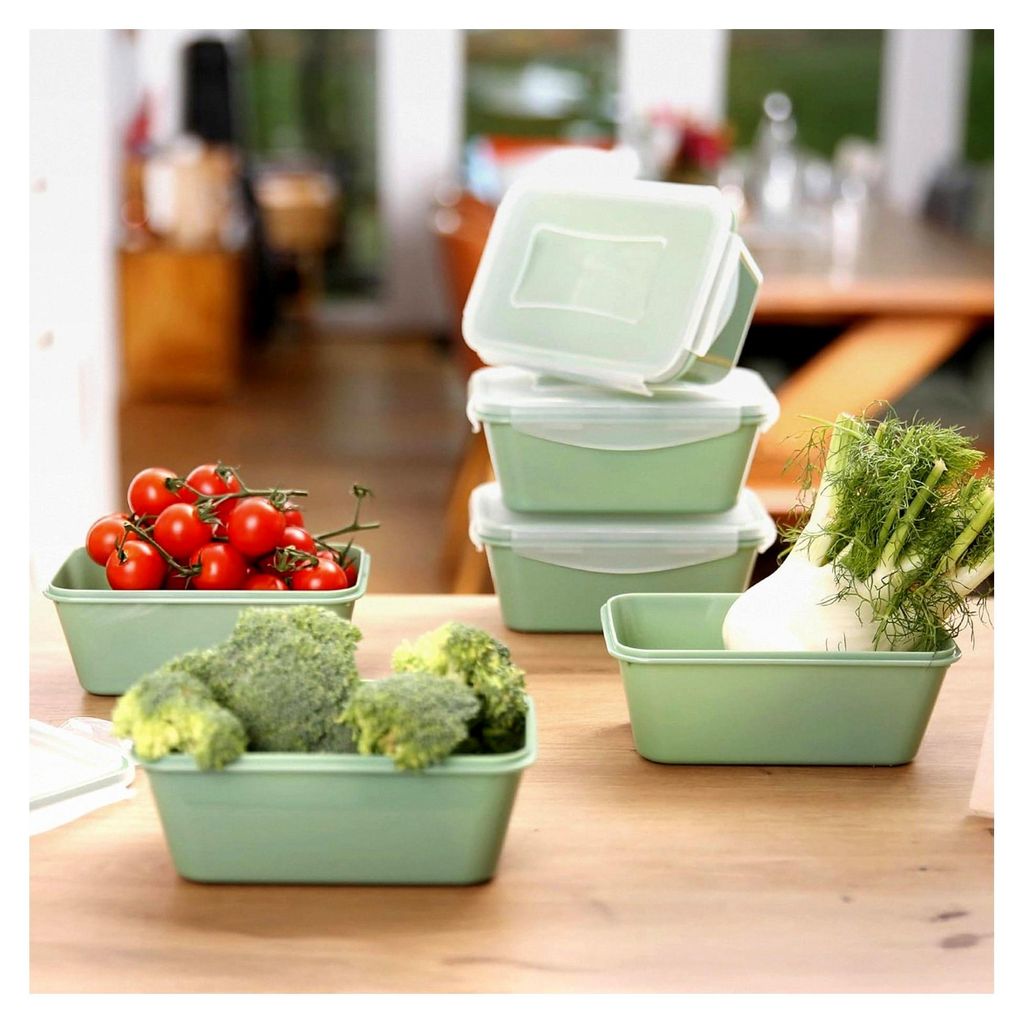 Pila Frischhaltedosen 300ml Set - 6 kleine Vorratsdosen mit Deckel, luftdicht & BPA-frei - Quadratische Meal Prep Boxen für Saucen, Dips & Snacks ...