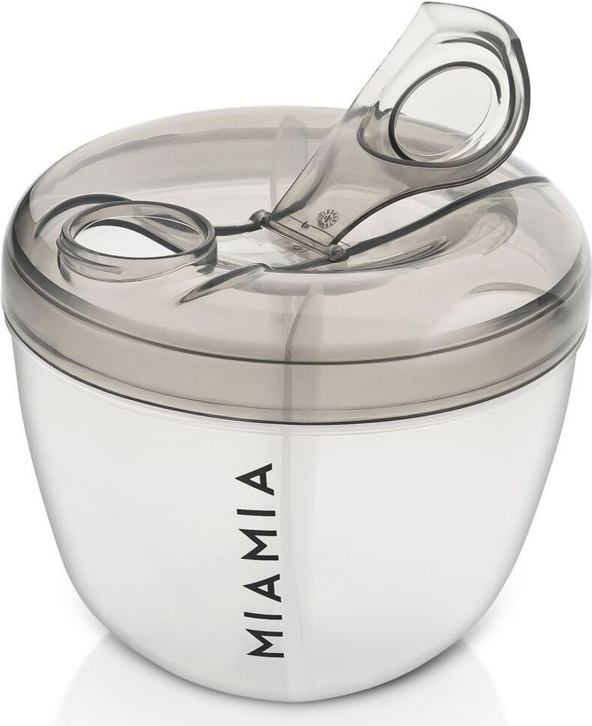 MiaMia Milchpulverportionierer 4 Kammern - Grau Produktbild 