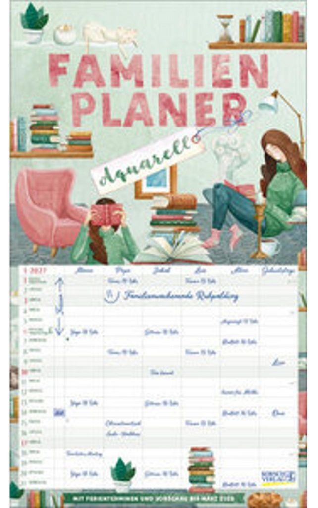 Agenda familial Aquarell 2027 Image du produit 
