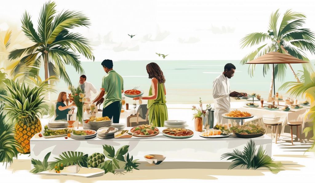 Plakat 59,4x42cm Tropischer Duft des Urlaubs