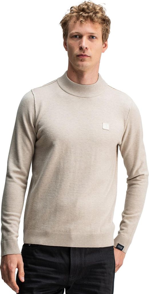 Butcher of Blue beiger Rollkragenpullover