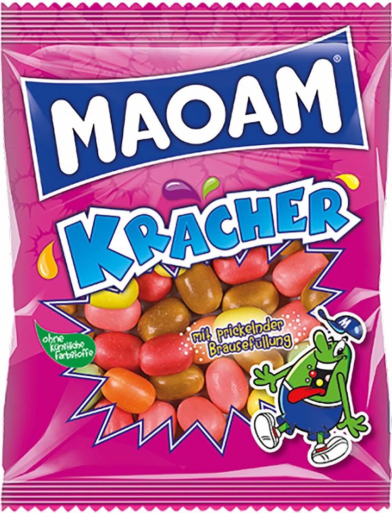 Maoam Kracher fruchtige Kaubonbons mit Brausepulverfüllung Produktbild 