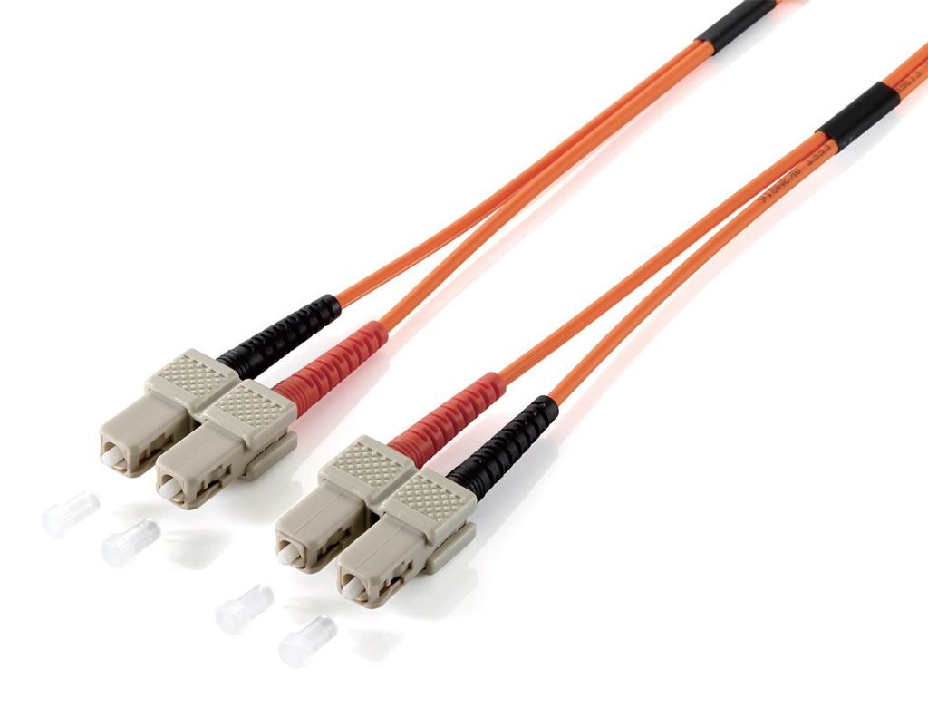Equip Patchkabel SC->SC 1.00m Singlemode Duplex OS2 gelb Polybeutel
