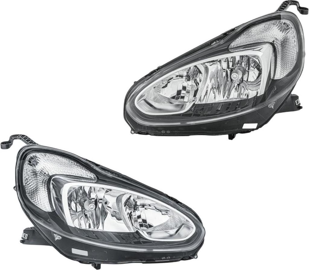 Hauptscheinwerfer-Set links rechts 12 V H7/H1 W21/5W HELLA für OPEL ADAM