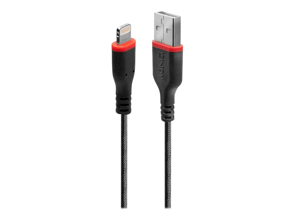 LINDY Câble USB vers Lightning Renforcé 3m - Charge et Synchronisation - 3