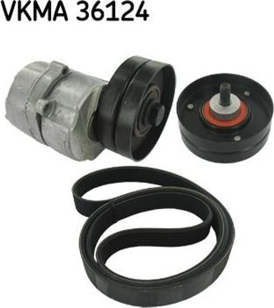 Éliminez les bruits de courroie sur Volvo S40 V40 avec SKF VKMA 36124 OE